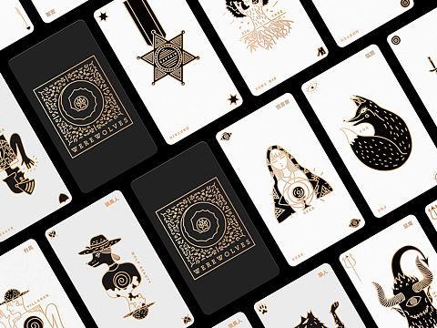 WERE WOLVES Cards Design 狼人杀卡牌