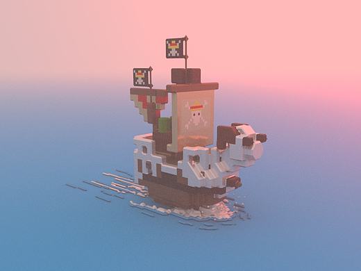 magicavoxel／梅丽号