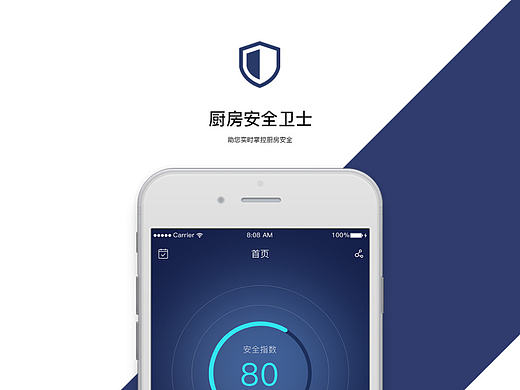 厨房安全卫士——app界面设计