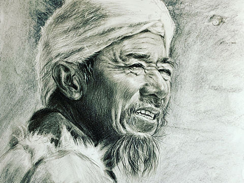 素描老頭（個(gè)人主頁(yè)-ZMzYxNzIxMzI=） - 繪畫(huà) - 站酷設(shè)計(jì)師chernina原創(chuàng)素材 - 站酷ZCOOL