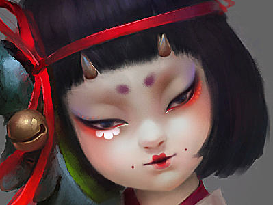 娃娃（个人主页-ZMjAyMTY3MzY=） - 商业插画 - 站酷设计师吃鱼的杏子原创素材 - 站酷ZCOOL