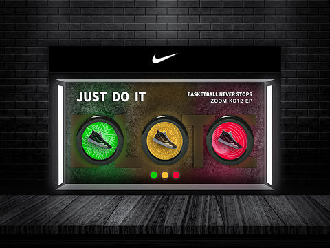 Nike橱窗设计