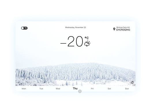 練習(xí)——天氣界面（個人主頁-ZMTkxNjAzNDg=） - APP界面 - 站酷設(shè)計師鏡頭君原創(chuàng)素材 - 站酷ZCOOL