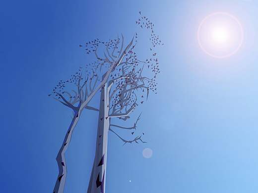 小匪 原创APP插画《影》 带你画插画设计水彩时尚唯美简洁大气暖色治愈系启动页 中国风绝无涯