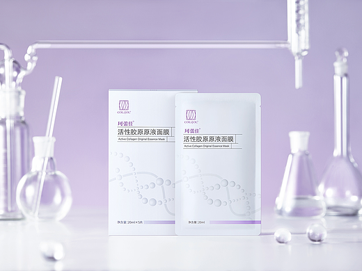 珂蕾佳科研面膜拍摄