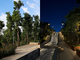 夜景效果圖系列之景觀