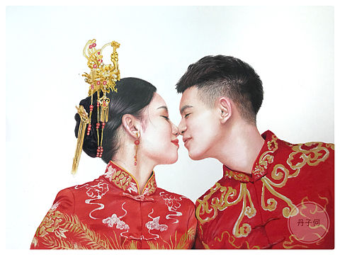丹子何彩铅  婚纱