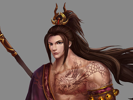 甘寧（個(gè)人主頁-ZMjAxMzI5OTY=） - 游戲原畫 - 站酷設(shè)計(jì)師錫斗原創(chuàng)素材 - 站酷ZCOOL