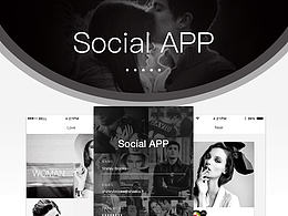一款社交APP  概念稿