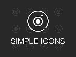 Simple icons