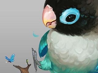 可爱的小鹦鹉（个人主页-ZNzc0NTE2NA==） - 创作习作 - 站酷设计师裴裴原创素材 - 站酷ZCOOL