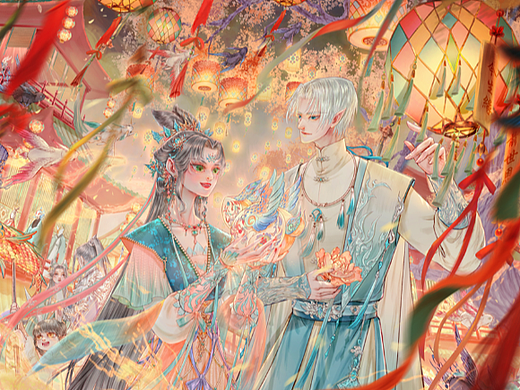 《鸟灵》瑶熙&青玄 上元夜游 
