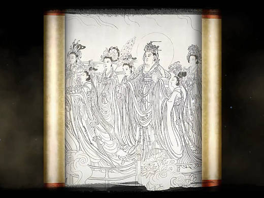 三维白描动画《八十七神仙卷》