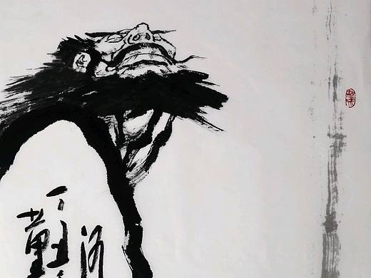 董安林钟馗《无为》（个人主页-ZNTYwMDE1Njg=） - 绘画 - 站酷设计师董安林原创素材 - 站酷ZCOOL