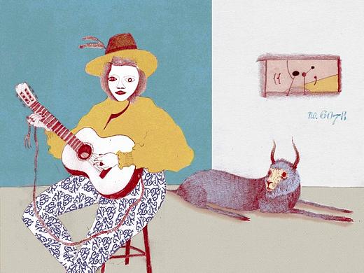 西班牙小调 Poster（个人主页-ZMzMzNTEwNzY=） - 新锐潮流插画 - 站酷设计师DGiles原创素材 - 站酷ZCOOL