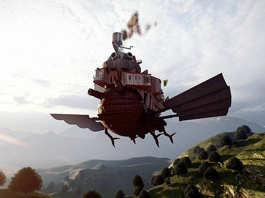 《哈尔的移动城堡》场景渲染