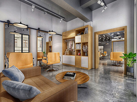 型沙龙……vip区域效果图