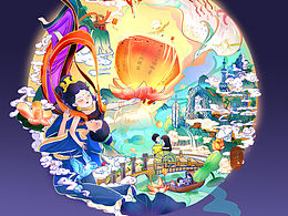 七夕花好月圆