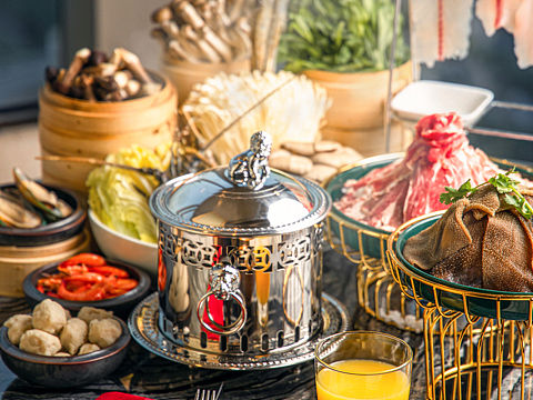 杭州五星级酒店的小火锅