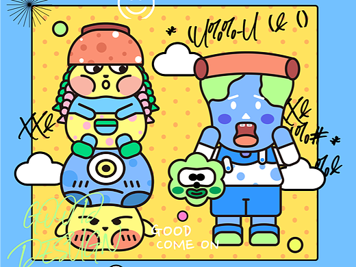 DAY10 ： 小怪兽绘制（个人主页-ZNjE2MDMzMzY=） - 创作习作 - 站酷设计师爱画画的汽水_原创素材 - 站酷ZCOOL