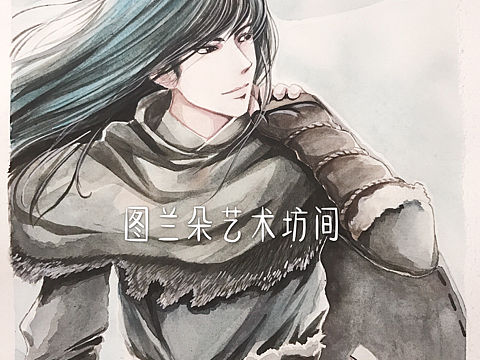 古风水彩一枚(个人主页-ZMjk4Mzg5MTY=) - 单幅漫画 - 站酷设计师秋山丶原创素材 - 站酷ZCOOL