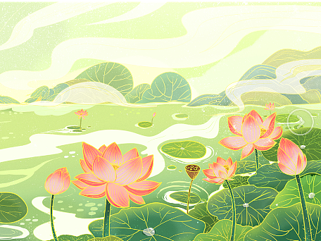 国风插画1（个人主页-ZNjMwNDk4MTI=） - 商业插画 - 站酷设计师大铭啊99原创素材 - 站酷ZCOOL