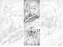 赫尔曼·黑塞《荒原狼》手绘书签