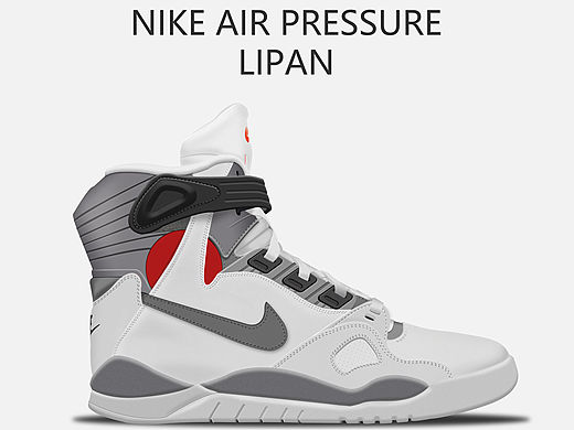 运动鞋写实原创作品：NIKE AIR PRESSURE