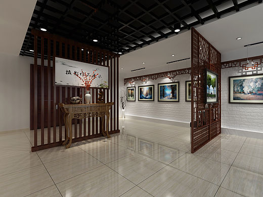 小摄影展厅