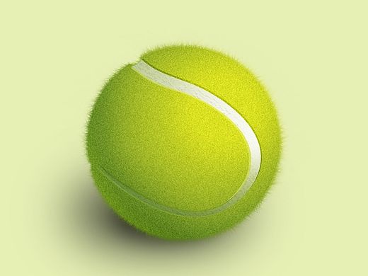 UI练习 拟物图标-网球