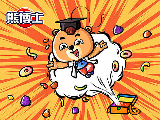 熊博士出世?。▊€人主頁-ZMjA5MDQzMDQ=） - 包裝 - 站酷設(shè)計師琪小馬原創(chuàng)素材 - 站酷ZCOOL