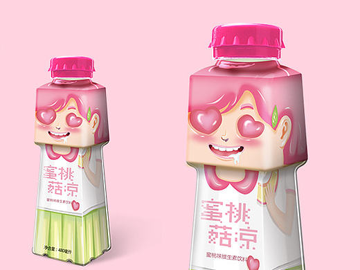 萌范儿系列 水果味饮料包装设计