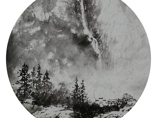 【山野闲居】（个人主页-ZNDM0MjMxMTY=） - 绘画 - 站酷设计师王乾南山人原创素材 - 站酷ZCOOL