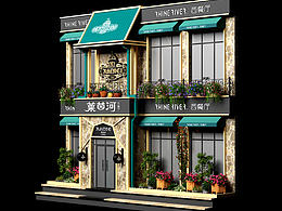 样板段（店招带整体店铺）