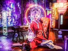 虚拟服装遇上赛博朋克