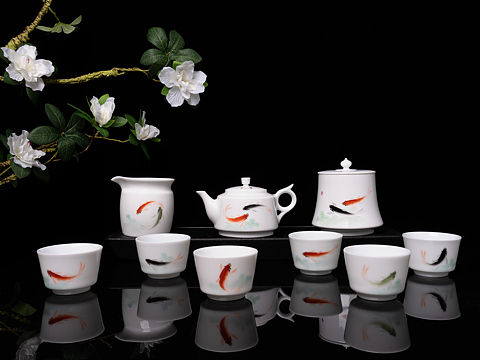 手绘茶具