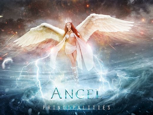 PS海报合成练习【ANGEL】附带加速视频