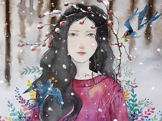 陈大花花原创水彩插画合集1