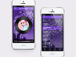 音乐（个人主页-ZMzc1MjM4MA==） - APP界面 - 站酷设计师琪琪冰块原创素材 - 站酷ZCOOL