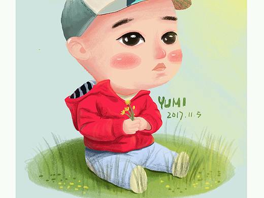 Q版人物（个人主页-ZMjQ2Mzg0NTY=） - 儿童插画 - 站酷设计师YUMI儿原创素材 - 站酷ZCOOL