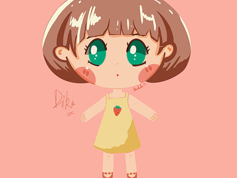 卡通人物 Di ka（個(gè)人主頁-ZNTAzMTY1OTY=） - 兒童插畫 - 站酷設(shè)計(jì)師代號是夜鶯原創(chuàng)素材 - 站酷ZCOOL