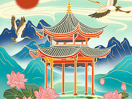 包装插画设计—中国风