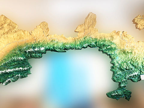 甘肃地形沙盘设计制作