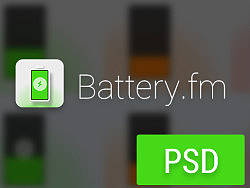 Battery.fm for 魅族MX2「PSD/APK」（个人主页-ZMjE3MDgzMg==） - 主题/皮肤 - 站酷设计师杨皓棱原创素材 - 站酷ZCOOL