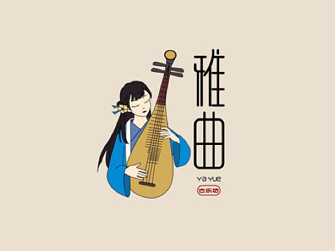 人物插画logo