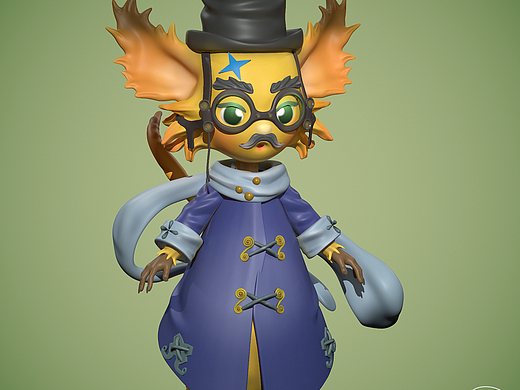 學(xué)習(xí)圖（個(gè)人主頁(yè)-ZNTUyODAwNjA=） - 人物/生物 - 站酷設(shè)計(jì)師建模小龍包原創(chuàng)素材 - 站酷ZCOOL