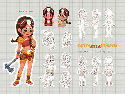 儿童插画｜人物设计｜卡通人物