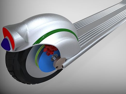 滑板車（個人主頁-ZMTUxMzc0MDQ=） - 交通工具 - 站酷設(shè)計師亨迪威原創(chuàng)素材 - 站酷ZCOOL