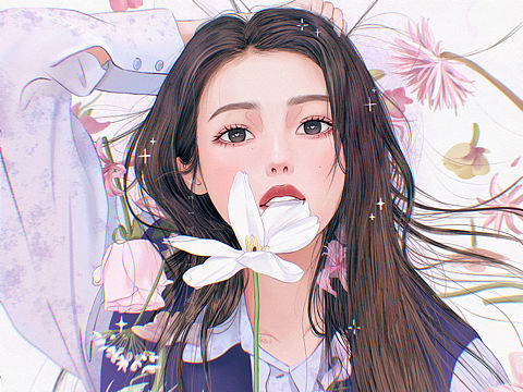 绽放