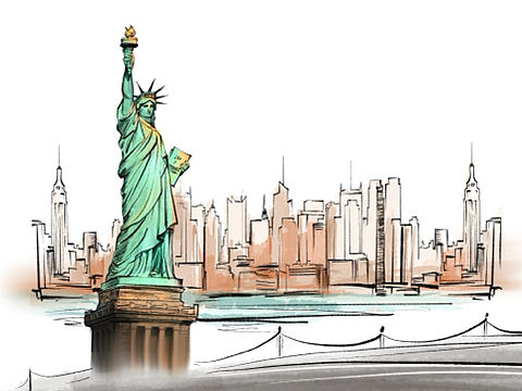 给客户画的父亲节活动插图